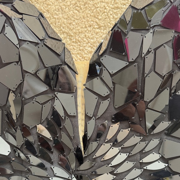 Sherri Hill Black and Pink Mini Dress - Picture 3 of 8